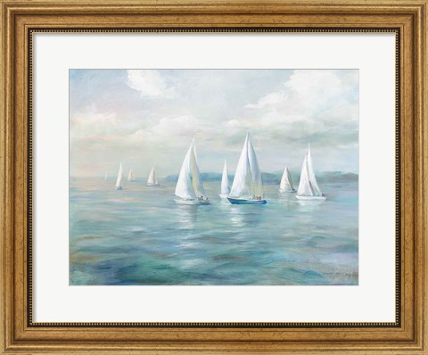 Framed Setting Sail Print