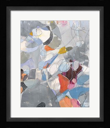Framed Line Abstract Print