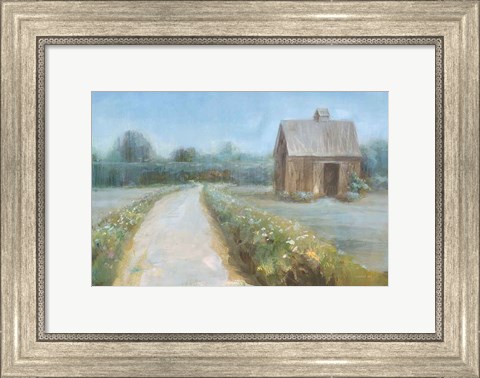 Framed Road to the Fields Print