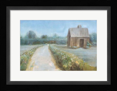 Framed Road to the Fields Print