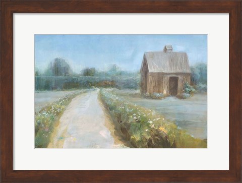 Framed Road to the Fields Print
