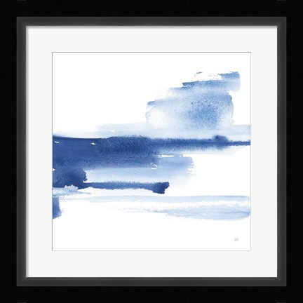 Framed Classic Blue III Print