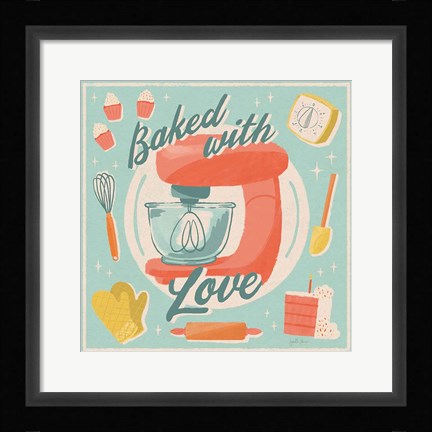 Framed Fresh Baked III Print