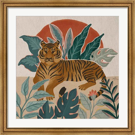 Framed Big Cat Beauty III Print