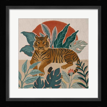 Framed Big Cat Beauty III Print