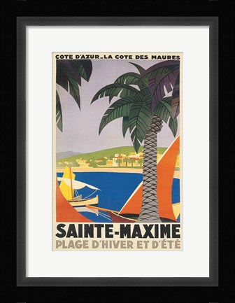 Framed Travel Poster I Print