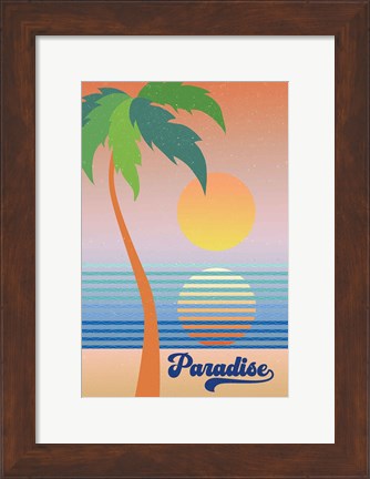 Framed Paradise Print