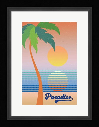 Framed Paradise Print