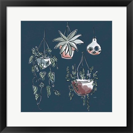 Framed Plants Life VII Print