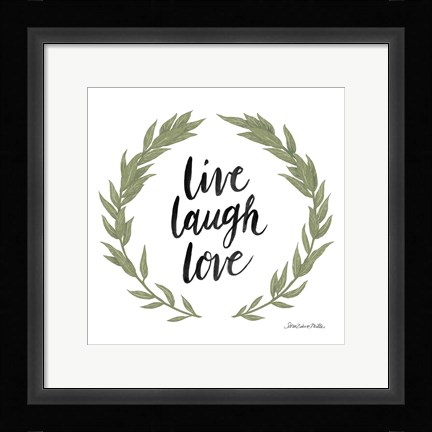 Framed Happy to Bee Home Words III Print