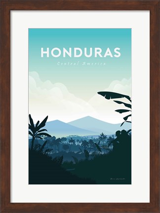 Framed Honduras Print