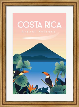 Framed Costa Rica Print