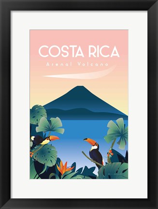 Framed Costa Rica Print
