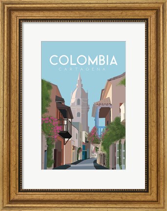Framed Colombia Print
