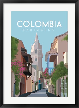 Framed Colombia Print