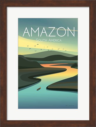 Framed Amazon Print