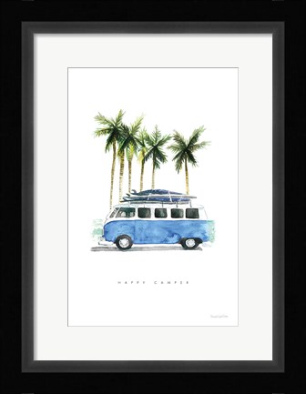 Framed Surf Days II Print