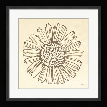 Framed Farmhouse Sunflower Print