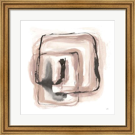 Framed Lost in Squares III Print