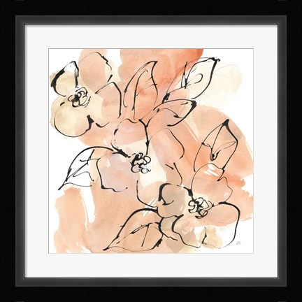 Framed Terracotta Neutrals II Print