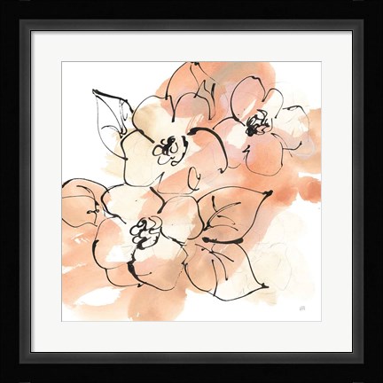 Framed Terracotta Neutrals I Print