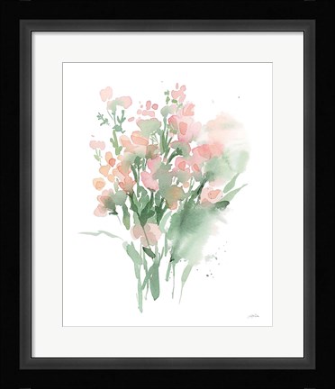 Framed Vibrant Blooms II Print
