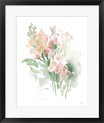 Framed Vibrant Blooms I Print