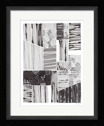 Framed Lined Up IV Print