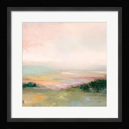 Framed Dark Glowing Valley Print