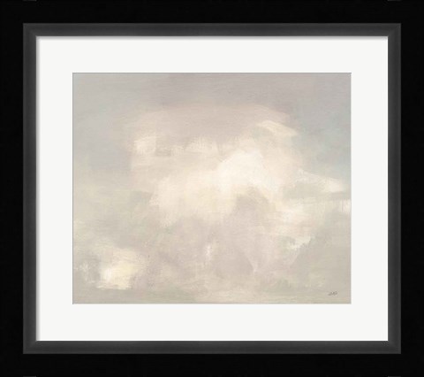 Framed Ashore Clouds Neutral Print