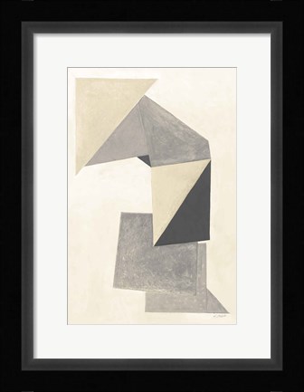 Framed Paper Trail Neutral Print