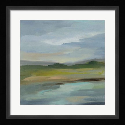 Framed Clouds and Shadows Print