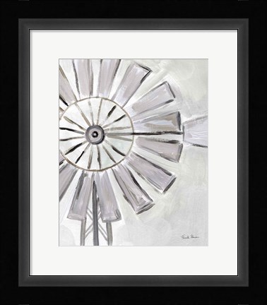 Framed Farmhouse Windmill Print