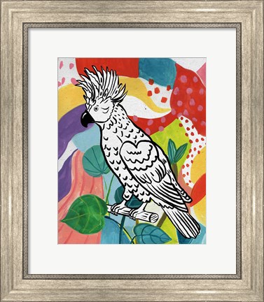 Framed Jungle Cockatoo Print