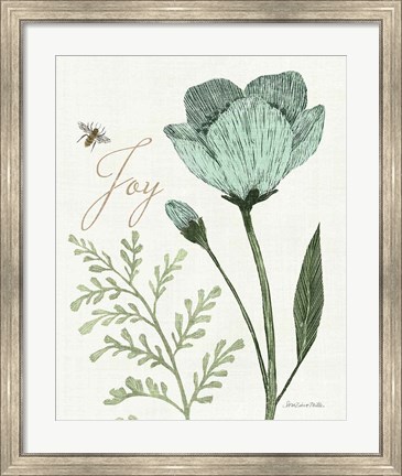 Framed Springtime I v2 Joy Print