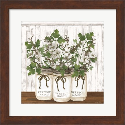 Framed Apple Blossom Trio Print