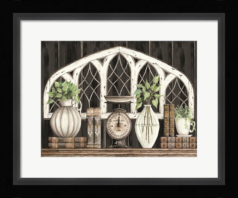 Framed Farmhouse Dresser Print