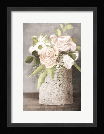 Framed Floral Birch Print