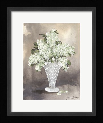 Framed Hobnail Lilacs Print