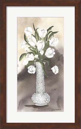 Framed Hobnail Tulips Print