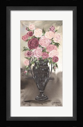 Framed Ranunculus Topiary Print