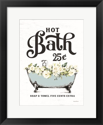 Framed Hot Bath Print