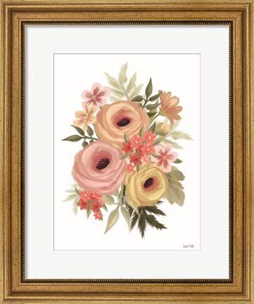 Framed Rosey Ranunculus Print