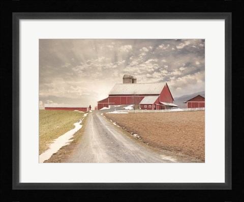 Framed Belleville Farm Print