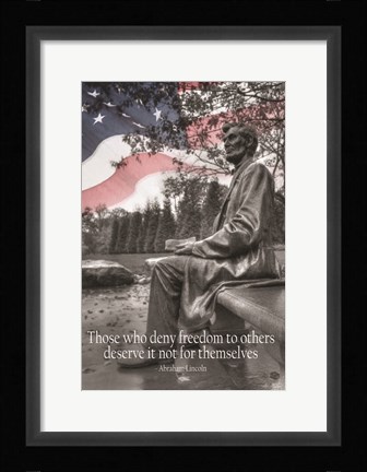 Framed Freedom to Others Print