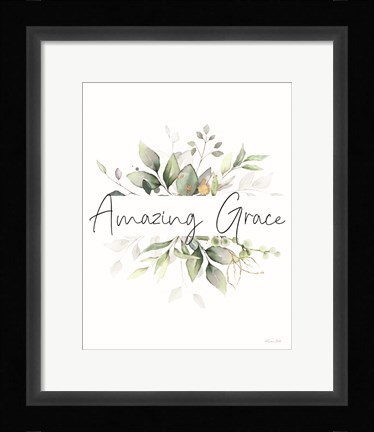 Framed Amazing Grace Print