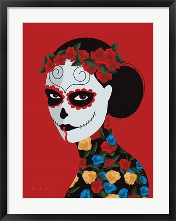 Framed Dia de Los Muertos II Print