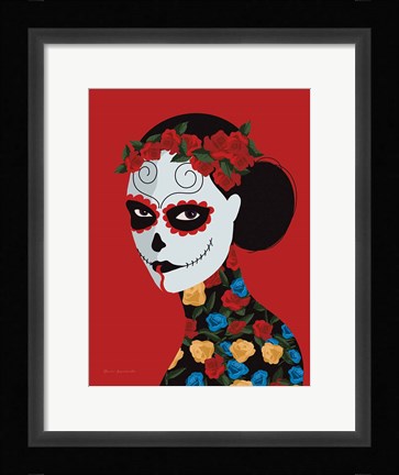 Framed Dia de Los Muertos II Print