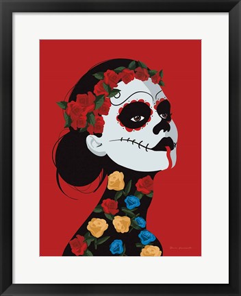 Framed Dia de Los Muertos I Print
