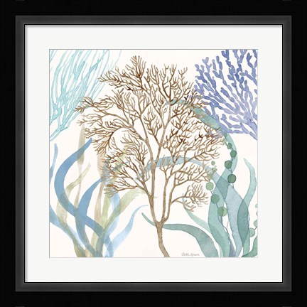 Framed Soft Shores VII Print